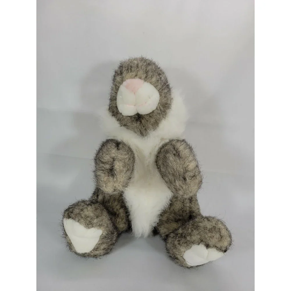 Plush Stuffed Animal BUNNY RABBIT WONDERTREATS Floppy Ears‎ Brown 13